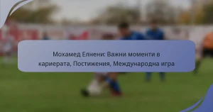 Мохамед Елнени: Важни моменти в кариерата, Постижения, Международна игра